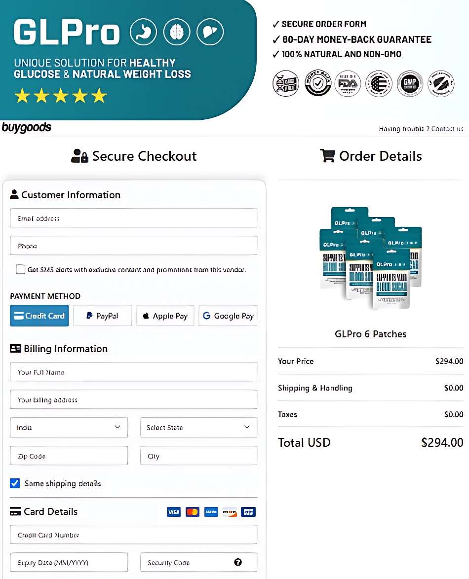 GLPro Patches Secure Checkout Page